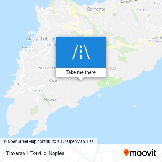 Traversa 1 Torvillo map