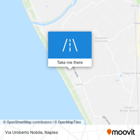 Via Umberto Nobile map