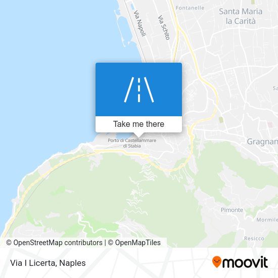 Via I Licerta map