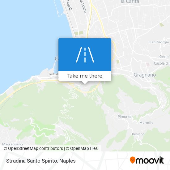 Stradina Santo Spirito map