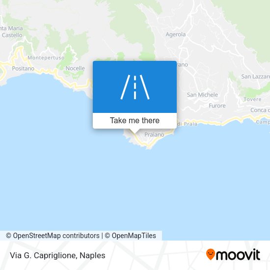 Via G. Capriglione map
