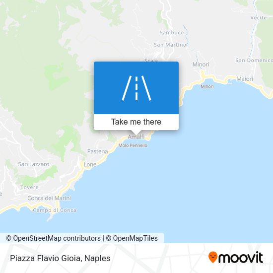 Piazza Flavio Gioia map