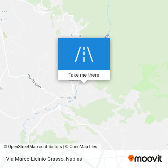 Via Marco Licinio Grasso map