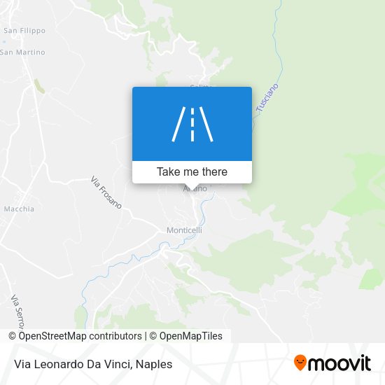 Via Leonardo Da Vinci map