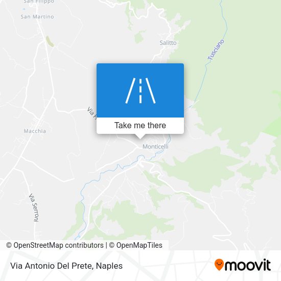 Via Antonio Del Prete map