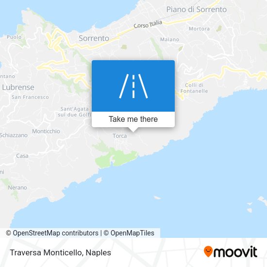 Traversa Monticello map