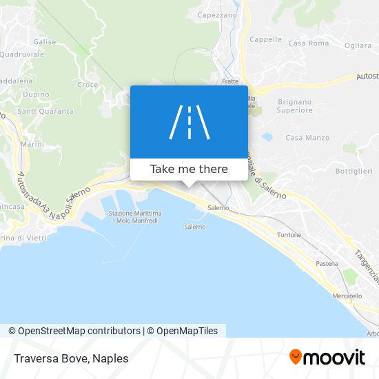 Traversa Bove map