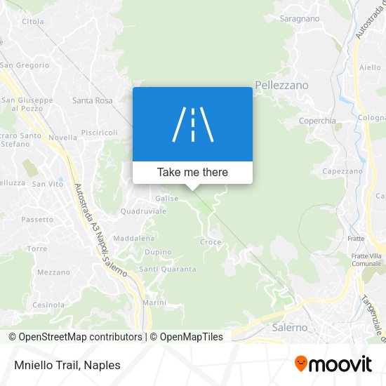 Mniello Trail map