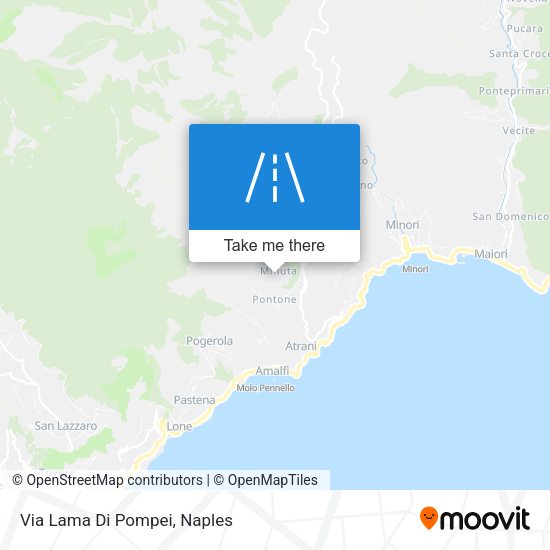 Via Lama Di Pompei map