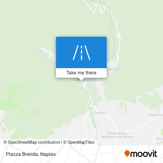 Piazza Brenda map