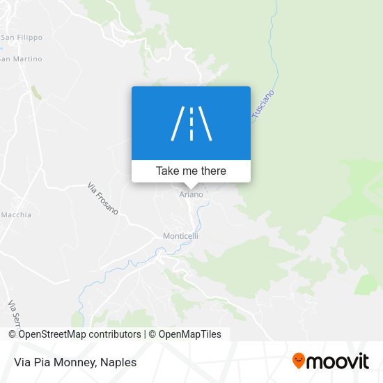 Via Pia Monney map