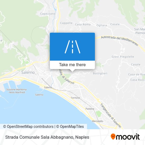 Strada Comunale Sala Abbagnano map
