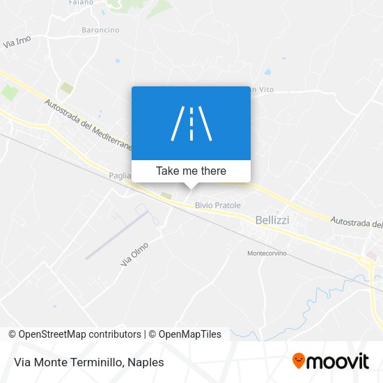 Via Monte Terminillo map