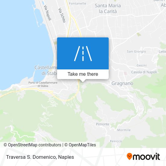 Traversa S. Domenico map