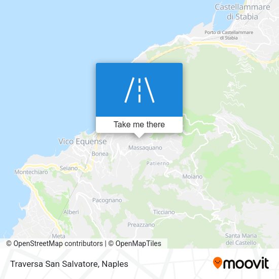 Traversa San Salvatore map