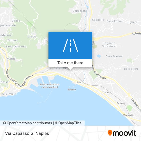 Via Capasso G map