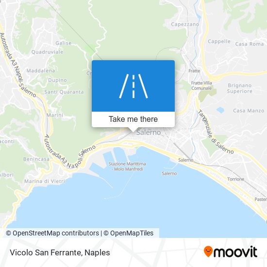 Vicolo San Ferrante map