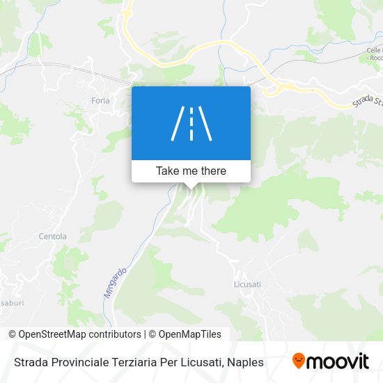Strada Provinciale Terziaria Per Licusati map