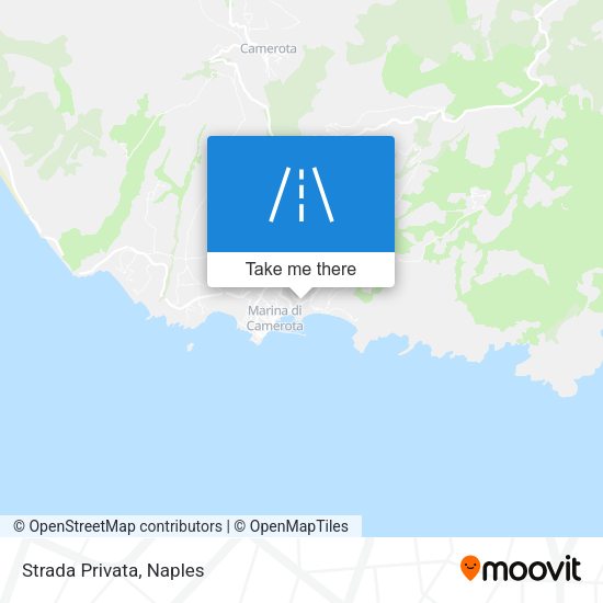 Strada Privata map