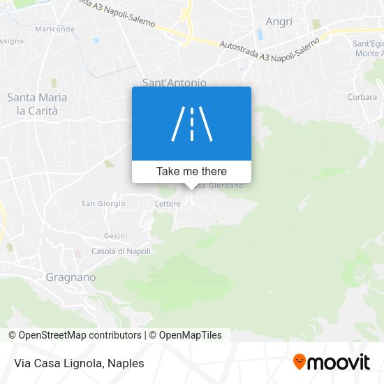 Via Casa Lignola map