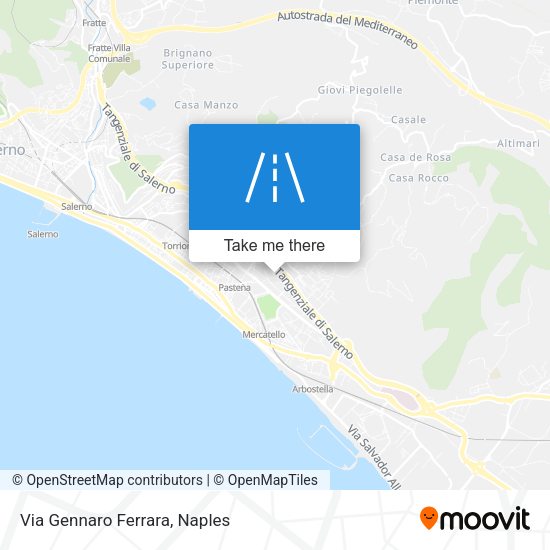 Via Gennaro Ferrara map
