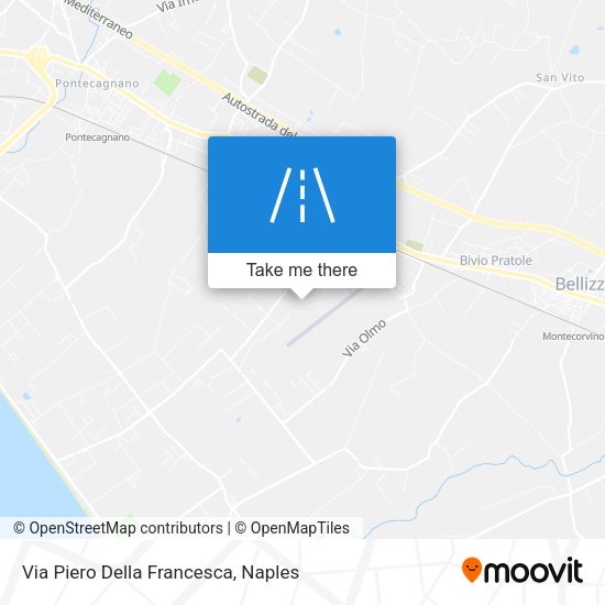Via Piero Della Francesca map
