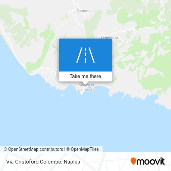 Via Cristoforo Colombo map