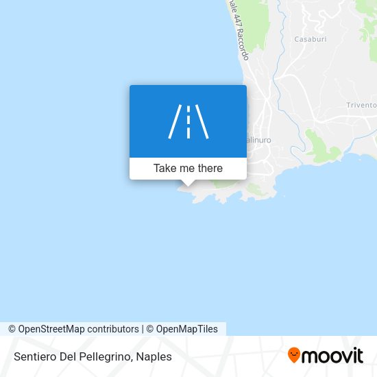 Sentiero Del Pellegrino map
