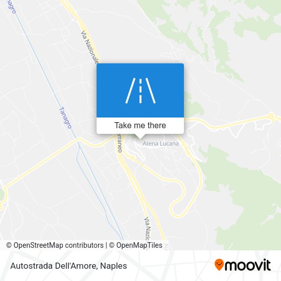 Autostrada Dell'Amore map