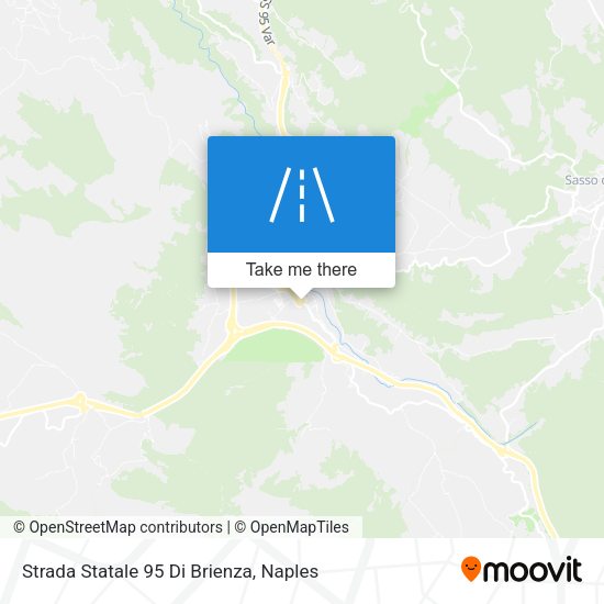 Strada Statale 95 Di Brienza map