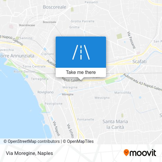 Via Moregine map