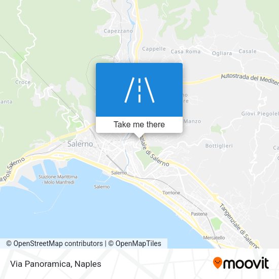 Via Panoramica map