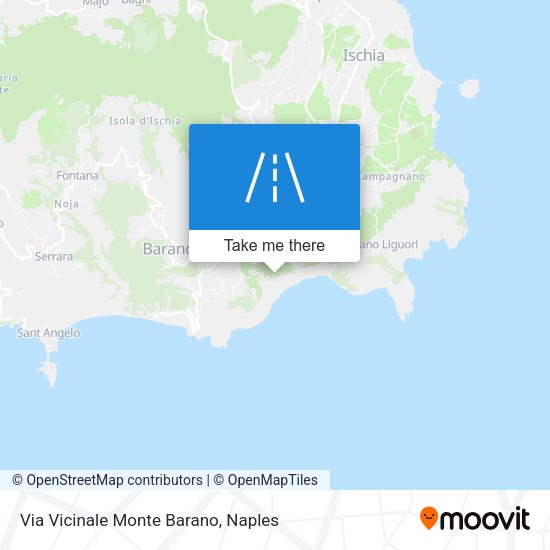 Via Vicinale Monte Barano map