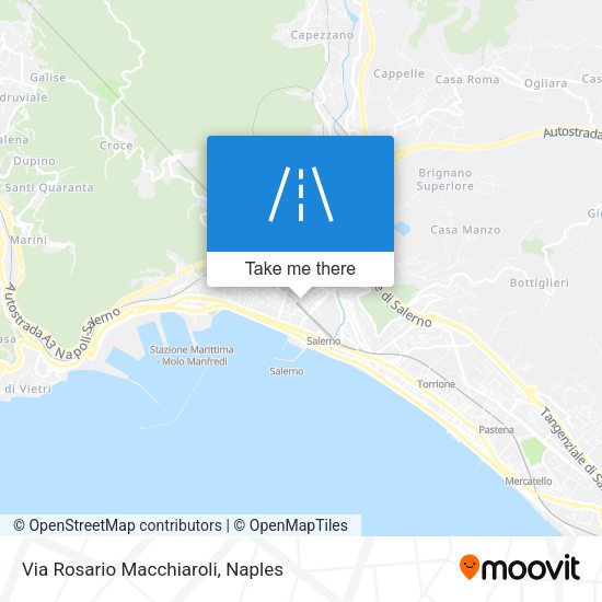 Via Rosario Macchiaroli map
