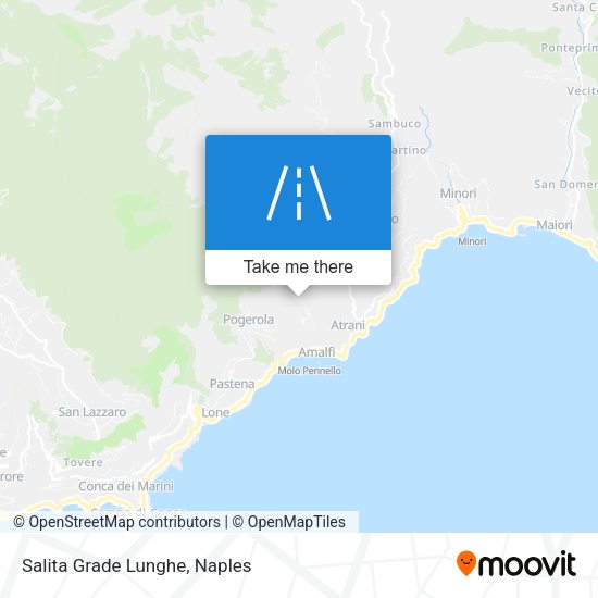 Salita Grade Lunghe map