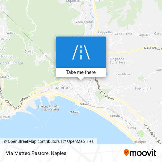 Via Matteo Pastore map