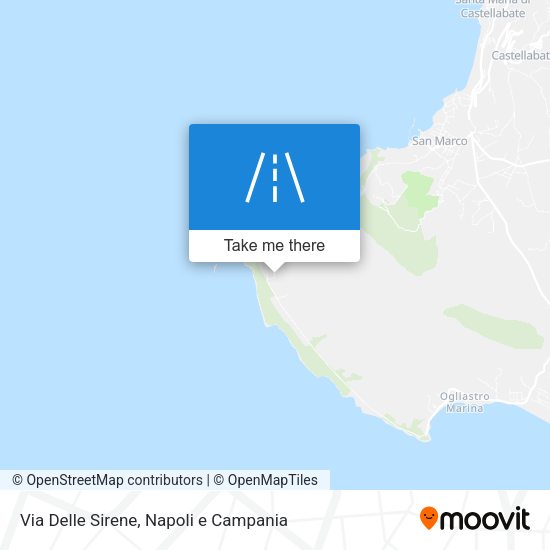 Via Delle Sirene map