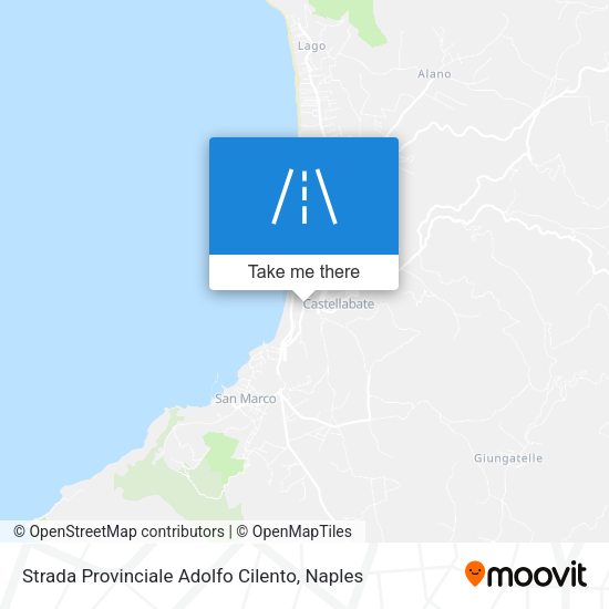 Strada Provinciale Adolfo Cilento map