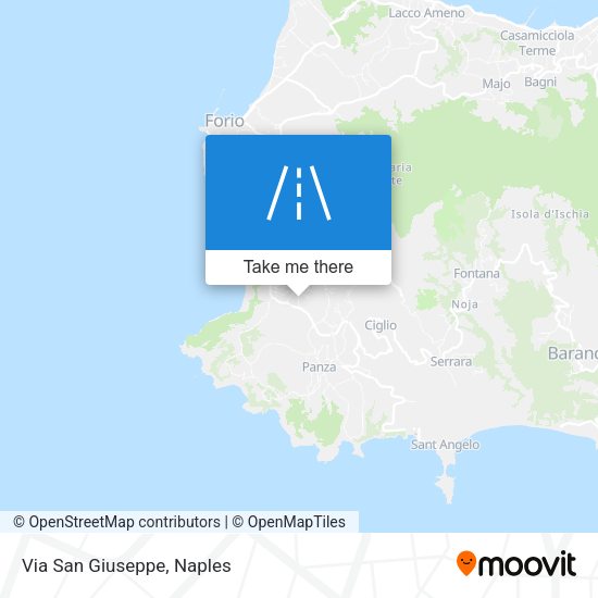 Via San Giuseppe map