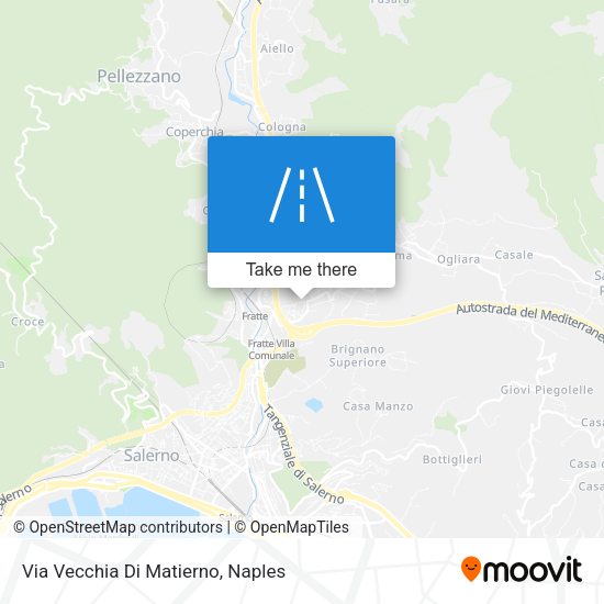 Via Vecchia Di Matierno map