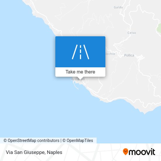 Via San Giuseppe map
