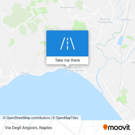 Via Degli Angioini map