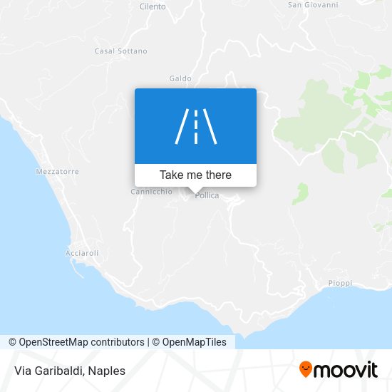 Via Garibaldi map