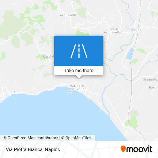 Via Pietra Bianca map