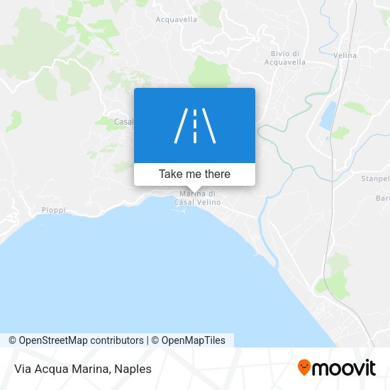 Via Acqua Marina map