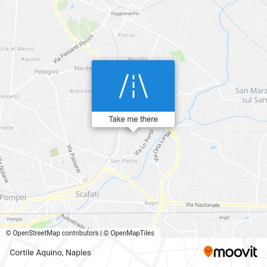 Cortile Aquino map