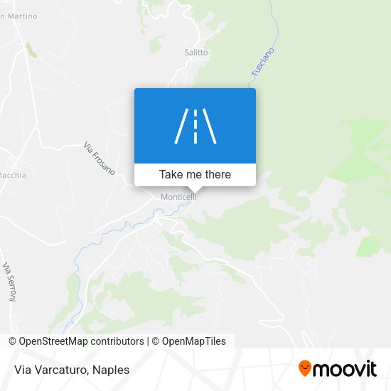 Via Varcaturo map