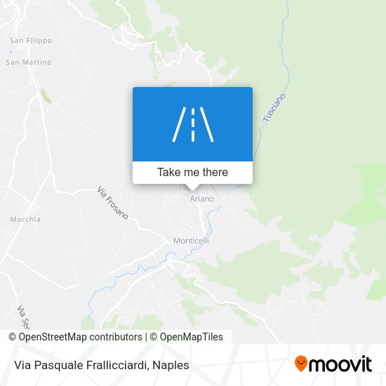 Via Pasquale Frallicciardi map