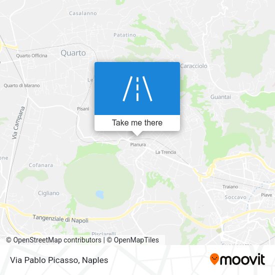 Via Pablo Picasso map