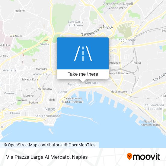 Via Piazza Larga Al Mercato map